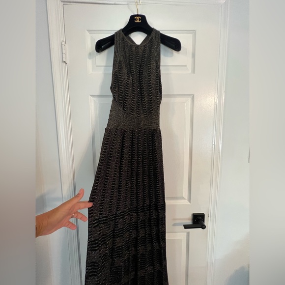 M Missoni Evening lined Gown Black & Metallic Sleeveless with Crew Neck
Size 44 - Picture 5 of 16